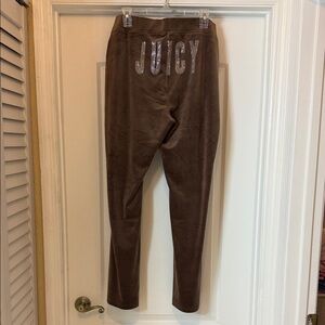 Juicy Couture Chocolate Velour pants